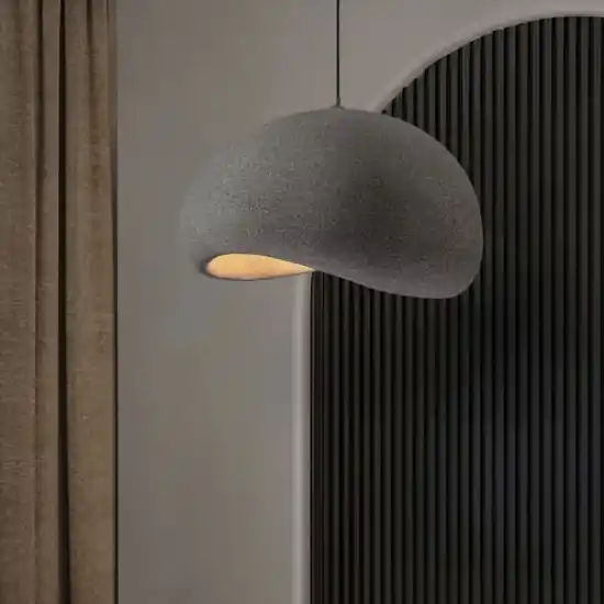 Ordina Subito Lampadario wabi sabi 60cm stile giapponese design japandi antracite
