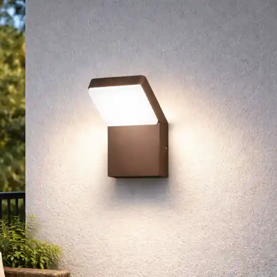 Compra Online Ondaluce applique da esterno ninja corten moderna led 20w 3000k ip65