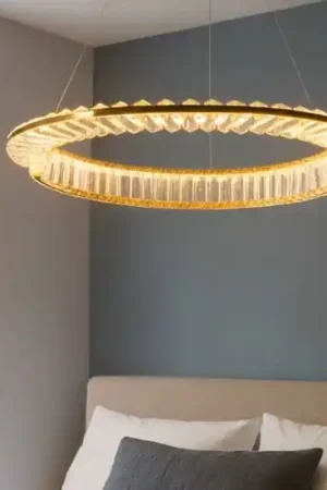 Maytoni krone lampadario per camera da letto effetto cristallo led 3000k Di Tendenza