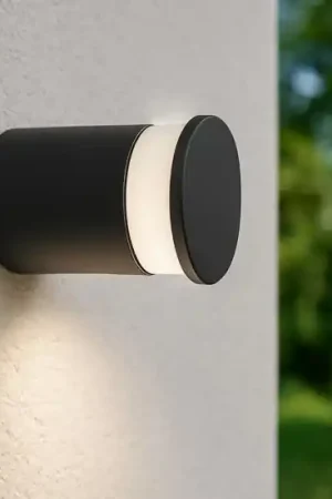 Applique per esterno balcone moderna grafite led 9w 4000k ip65 Pagamento Sicuro