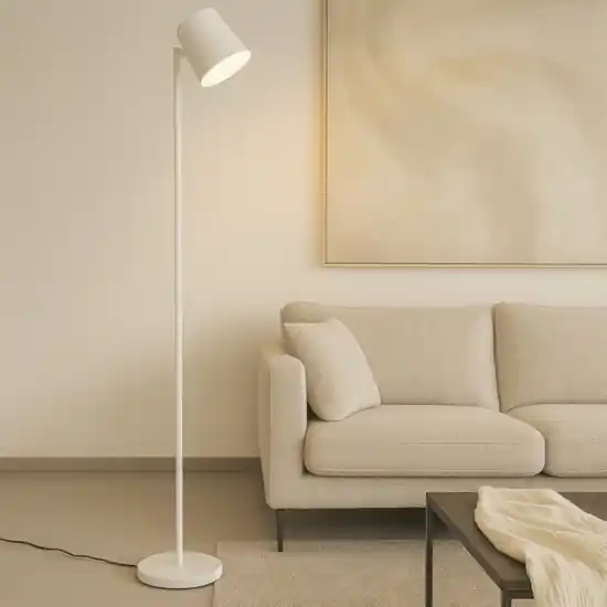 Piantana da terra bianca portatile led 4,5w ricaricabile usb dimmerabile Spedito Oggi