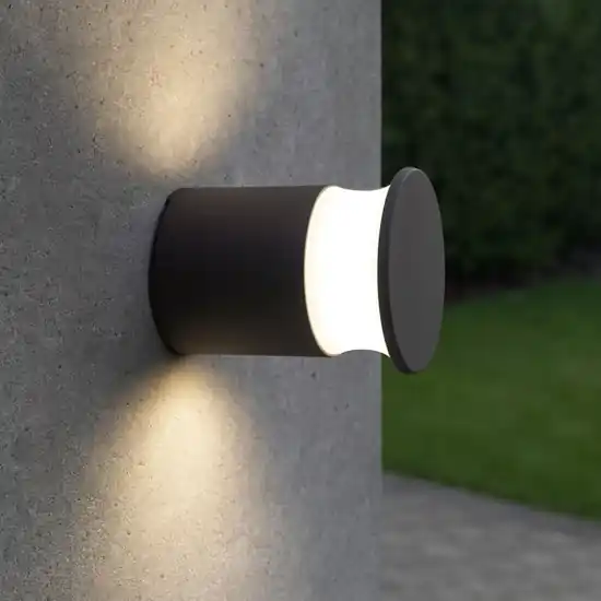 Offerta Lampo Applique marrone per esterno da parete pavimento led 9w 4000k ip65