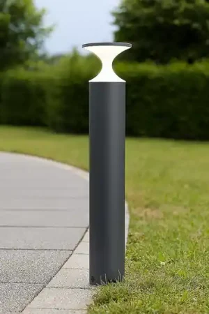 Ultima Occasione Lampione da giardino moderno grafite led 13w 3000k 90cm