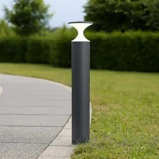 Ultima Occasione Lampione da giardino moderno grafite led 13w 3000k 90cm