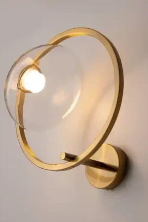 Acquista Ora Maytoni lunare applique da parete circolare colore oro led 3000k