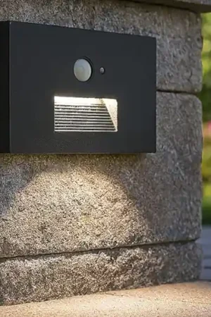 Vendita Finale Segnapasso da esterno grafite led 3w cct incasso a parete con sensore crepuscolare