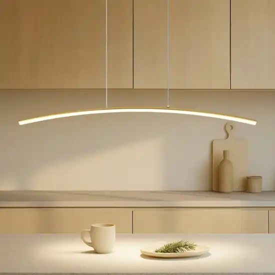 Maytoni curve lampadario minimal per cucina led 2600k a 3500k Professionale