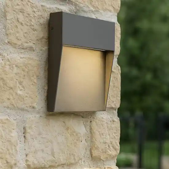 Più Venduto Segnapasso led da esterno 6w 4000k grafite ip65