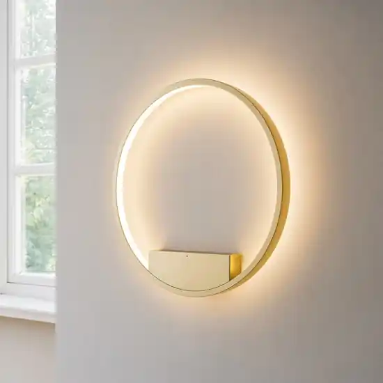 Ultimissimo Modello Maytoni rim applique da parete colore oro led 3000k circolare
