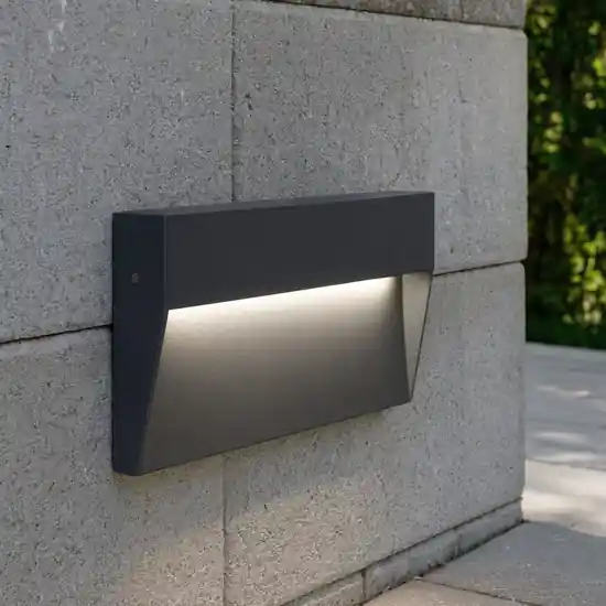 Scelto Dai Clienti Segnapasso led 6w 4000k grafite per parete esterni ip65