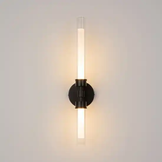 Saldi Maytoni stelo applique da parete led 3000k moderno nero
