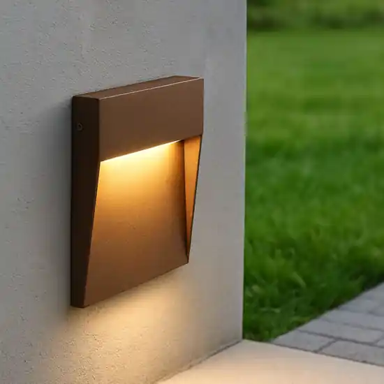 Prezzo Di Fabbrica Segnapasso led corten da parete led 6w 3000k ip65