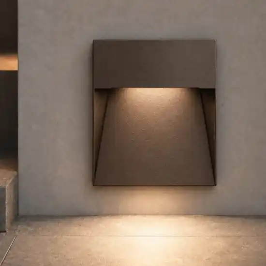 Nuova Collezione Segnapasso corten per esterno a parete led 3w 3000k ip65