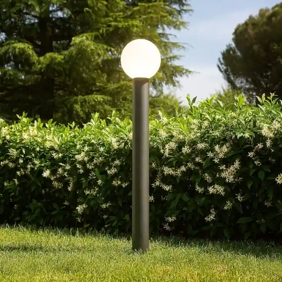Maytoni bold lampione da giardino ip54 grigio moderno Miglior Prezzo