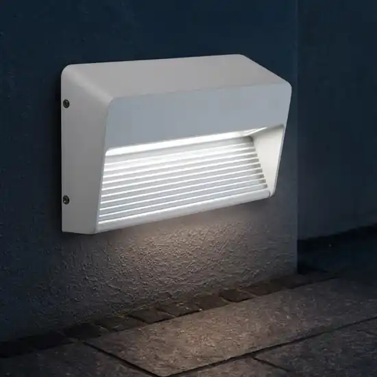 Segnapasso led rettangolare a parete led 13w 4000k per esterni Prezzo Ridotto