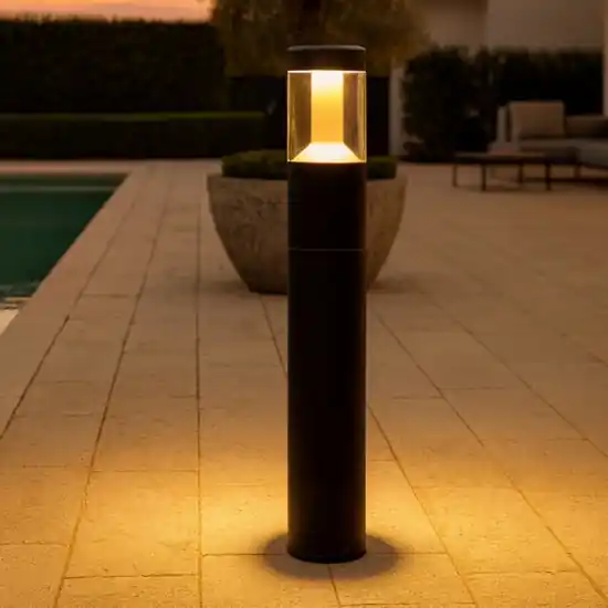 Esclusivo Maytoni koln lampione da esterno giardino led 4000k ip54 cilindrico