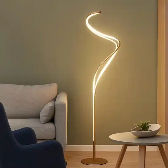 Consegna Rapida Lampada da terra moderna led da 2300k a 4000k dimmerabile