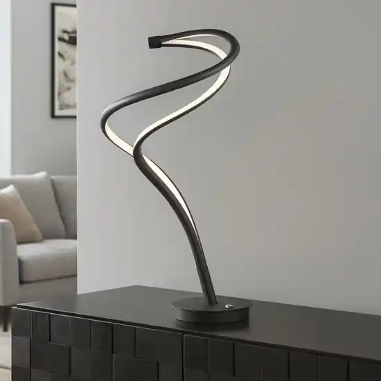 Compra Oggi Stesso Lampada da tavolo per salotto led da 2300k a 4000k nera