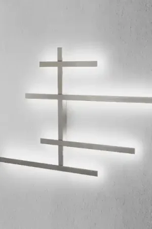 A Buon Prezzo Gea luce rake applique da parete led 70w 3000k grigio