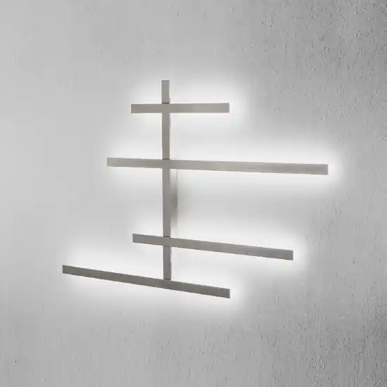 A Buon Prezzo Gea luce rake applique da parete led 70w 3000k grigio