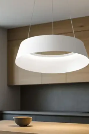Consegna Rapida Gea luce juliette lampadario cucina led 50w 3000k bianco rotondo