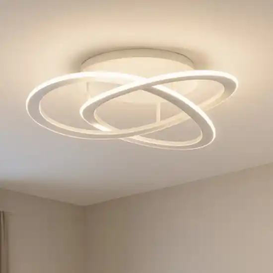 Di Tendenza Gea luce yara plafoniera moderna led 40w 4000k per soggiorno
