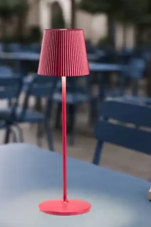 Vendita Finale Gea luce brillia lampada da tavolino led 3w 3000k ip54 rossa minimal