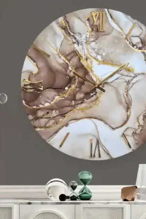 Vendita Finale Orologio da parete rotondo 40cm moderno elegance in resina