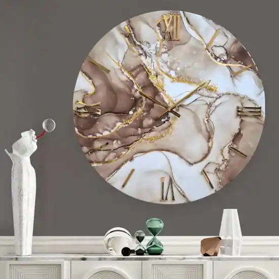 Vendita Finale Orologio da parete rotondo 40cm moderno elegance in resina