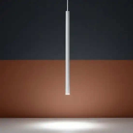 Popolare Gea luce thalassia lampada a sospensione led 7w 3000k per comodino bianca