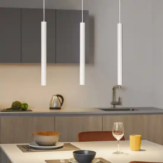 Gea luce thalassia lampadario cucina led 21w 3000k 3 luci bianco Prezzo Di Fabbrica