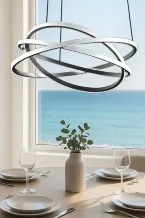Bestseller Gea luce atia lampadario cucina led 80w 3000k nero moderno