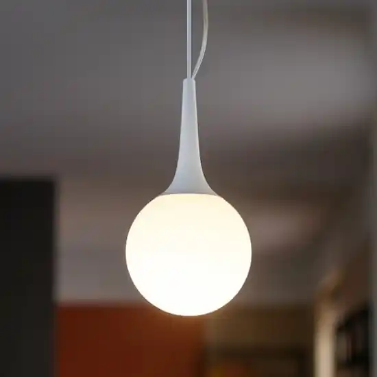 Offerta Del Giorno Affralux potiri lampada a sospensione sfera vetro bianca moderna