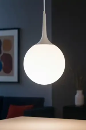 Spedito Oggi Affralux lampada a sospensione moderna potiri sfera vetro bianco