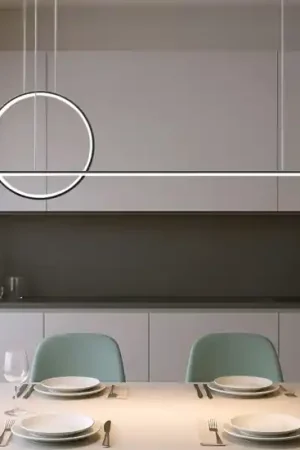 Ultimissimo Modello Maytoni halo lampadario da cucina led 40w da 3000k a 4000k moderno
