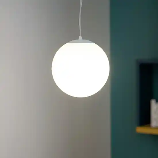 Affralux potiri lampada a sospensione sfera vetro bianco Spedizione Espresso