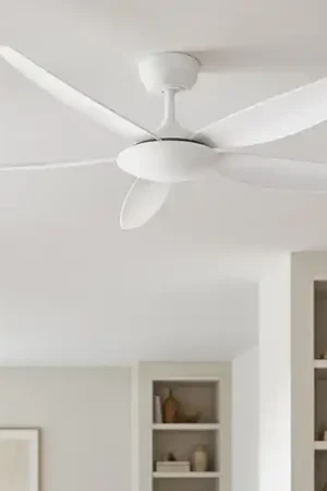 Ventilatore da soffitto bianco ambienti 20mq con telecomando Professionale