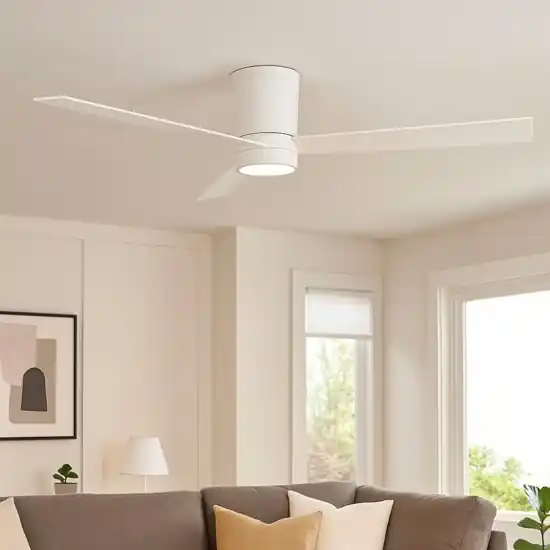 Ventilatore da soffitto bianco a pale 20mq con luce e telecomando Soddisfatti O Rimborsati