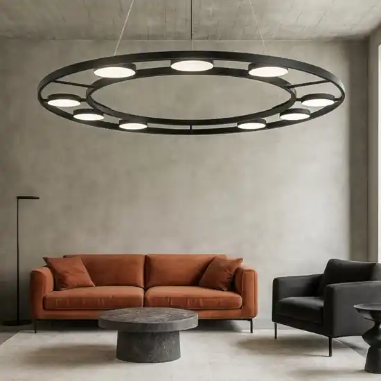 Maytoni fad lampadario led 63w 3000k per soggiorno Nuovo Arrivo