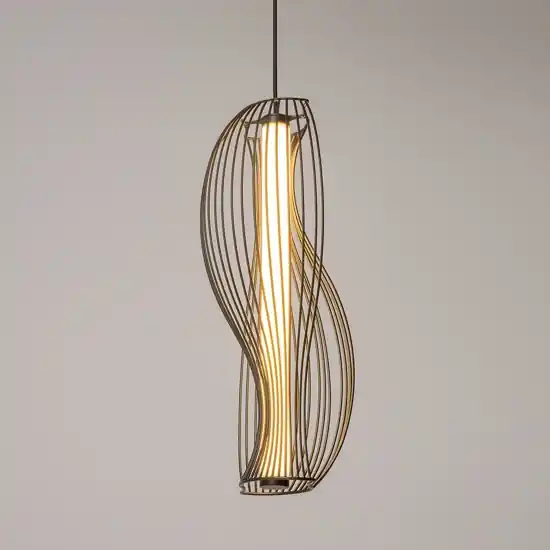 Maytoni shadows lampada a sopensione led 20w 3000k con gabbia decorativa Offerta Del Giorno