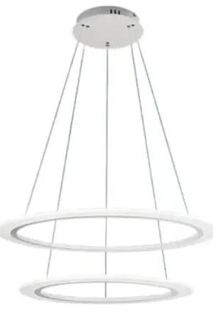 Offerta Del Giorno Affralux acryled lampadario led modello doppio anello 36w 3000k