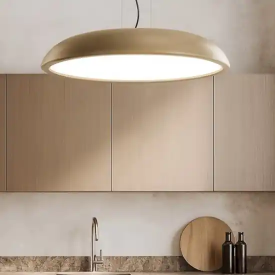 Isyluce lampadario per cucina zenal sabbia led 55w dimmerabile Solo Oggi