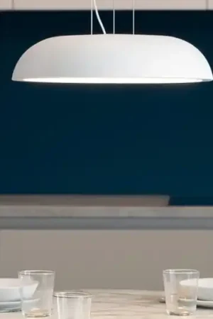 Isyluce lampadario da cucina zenal bianca led 27w 3000k 4000k dimmerabile Nuovo Arrivo