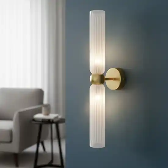 Maytoni antic applique contemporanea 2 luci vetro bianco satinato Prezzo Basso