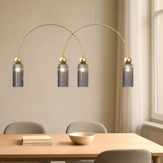 Maytoni antic lampadario per soggiorno moderno 4 luci Offerta Lampo