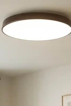 Isyluce plafoniera led 3000k 4000k marrone dimmerabile Esclusivo