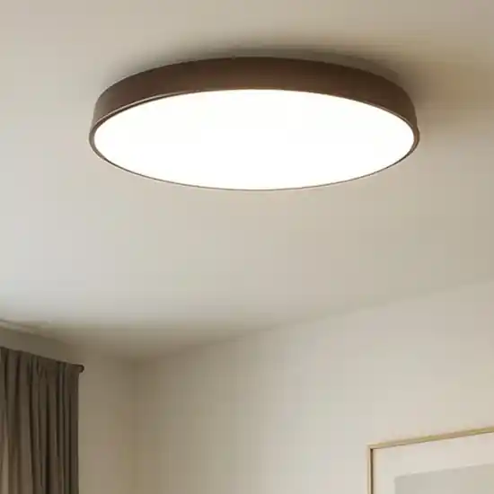 Isyluce plafoniera led 3000k 4000k marrone dimmerabile Esclusivo