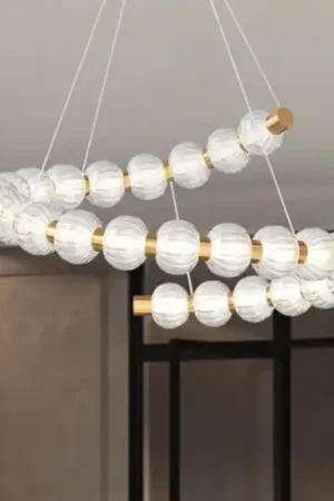 Ultime Pezzi Maytoni amulet lampadario moderno led 40w 3000k sfere in vetro