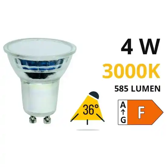 Ordina Subito Lampadina life led gu10 4w 3000k 585 lumen ottica 36