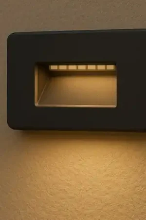 Ultima Occasione Segnapasso led 2w 3000k 4000k 5000k da incasso per esterno nero